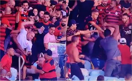 VIDEO: La espeluznante batalla campal entre aficionados del Flamengo
