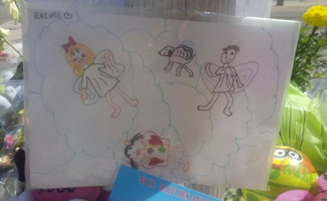 Galería. Dolor por los niños muertos en Niza