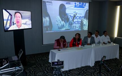 Candidata de Morena al gobierno de Guanajuato exhibe presuntas irregularidades en el sorteo de intervenciones del debate