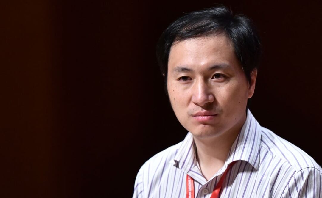 He Jianku en el simposio sobre la Edición del Genoma Humano en la Universidad de Hong Kong. Foto: AFP