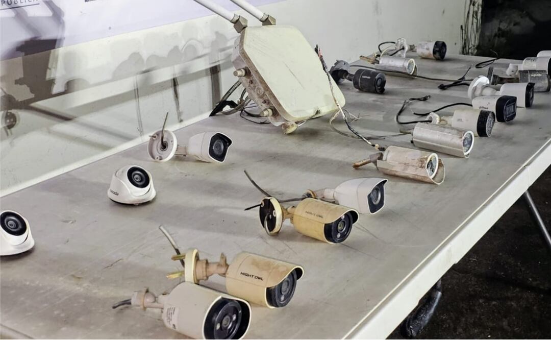 Retiran 51 nuevas cámaras clandestinas en Sinaloa; suman mil 807 equipos desmontados. Foto: Especial