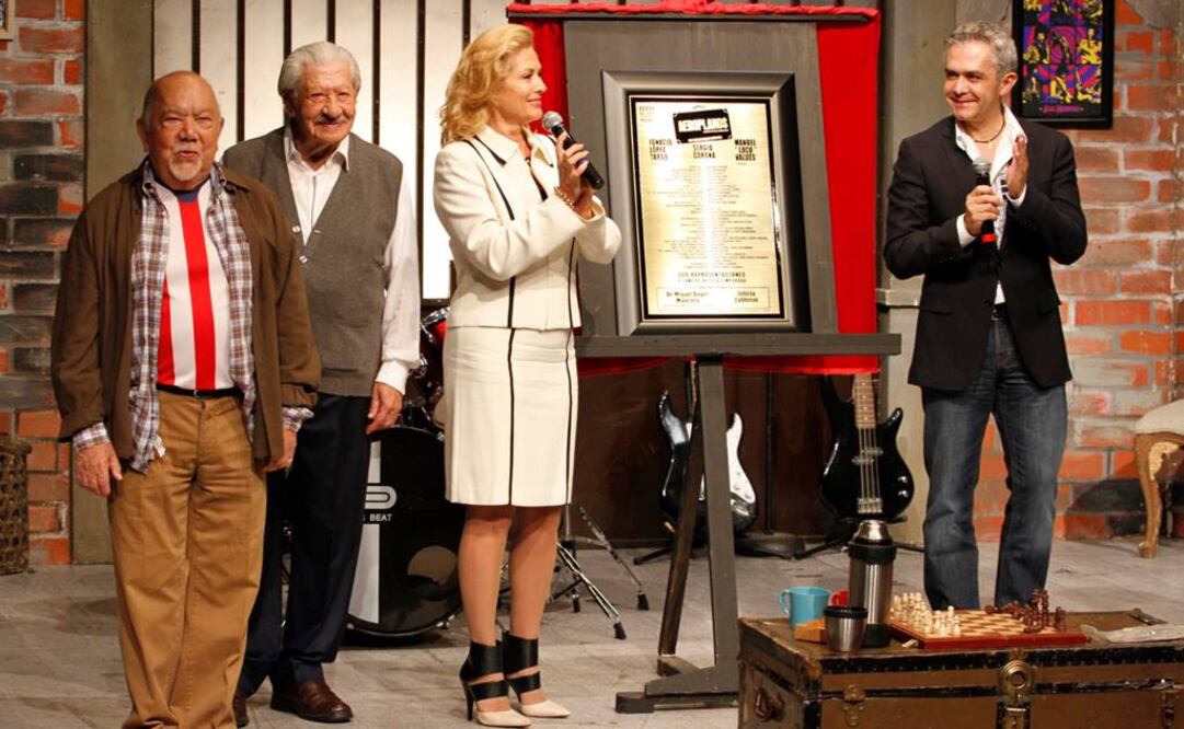 La obra es protagonizada por Ignacio López Tarso, Manuel "El Loco" Valdés y Sergio Corona. (FOTO: Agustín Salinas / Agencia EL UNIVERSAL)