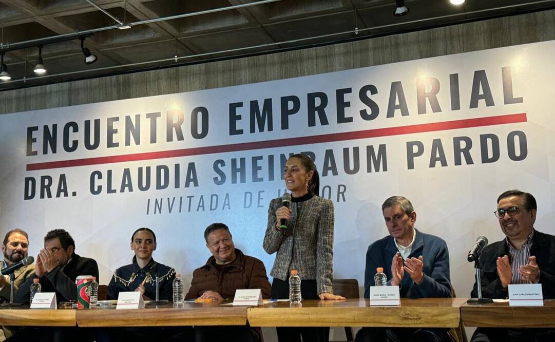 Claudia Sheinbaum en Hidalgo se reúne con empresarias y empresarios / Foto: Especial