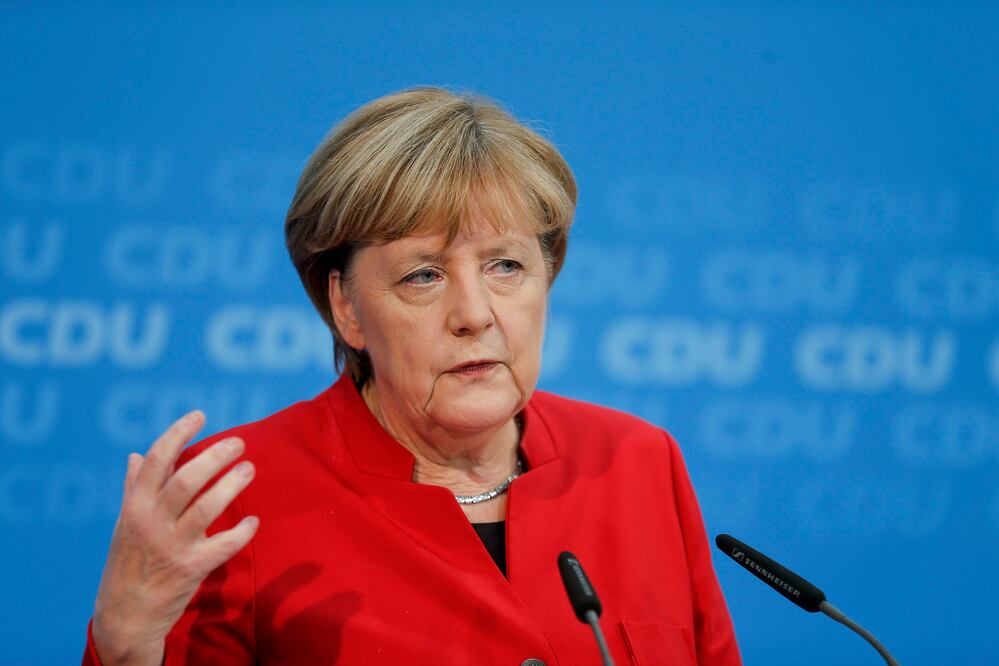 La canciller alemana, Angela Merkel, presentó su candidatura para un cuarto mandato (Reuters)