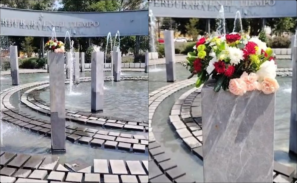 Únicamente sobre el pilar de Paola Mireya Jurado Rodríguez hay un arreglo floral. Foto: Captura de pantalla