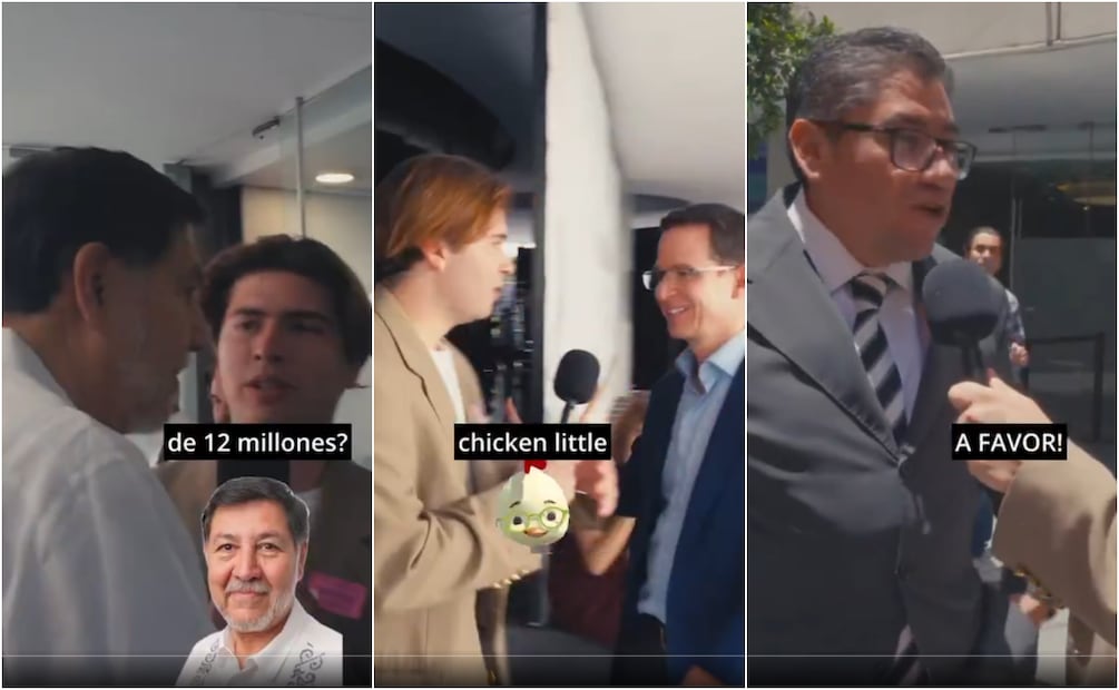 Algunos de los políticos destacados en el video son Noroña, Ricardo Anaya y Saúl Monreal. Foto: YouTube Proyecto Escolar