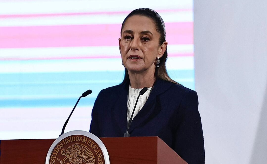 Conferencia matutina de la presidenta Claudia Sheinbaum en Palacio Nacional el 11 de agosto de 2025. Foto: Berenice Fregoso/ EL UNIVERSAL