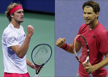 Lista la final del US Open: Dominic Thiem vs Alexander Zverev