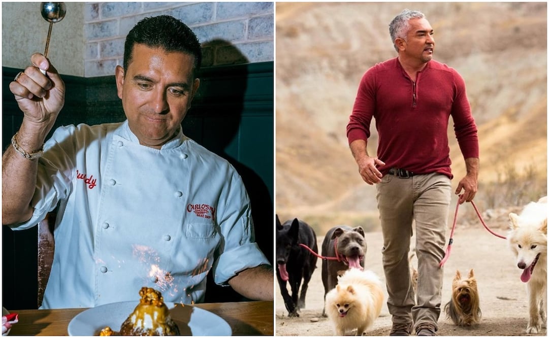 Buddy Valastro, mexicánicos y el encantador de perros. Fotos: Instagram @buddyvalastro y @cesarsway
