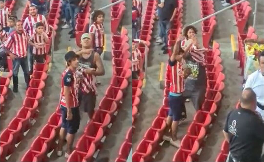 ESTAS AMENAZAS SE PRESENTARON EN LA IDA ENTRE CHIVAS Y ATLAS - FOTO: ESPECIAL