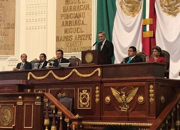 Mancera enlista logros en Quinto Informe de Gobierno