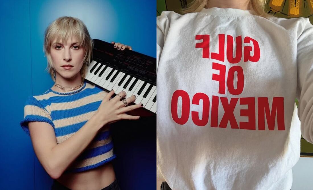 Burla a Trump?; Hayley Williams, vocalista de Paramore, presume playera de "Golfo de México" en Instagram