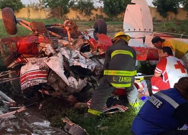 Autoridades de Aeronáutica Civil investigan causas del accidente de avioneta en Navolato