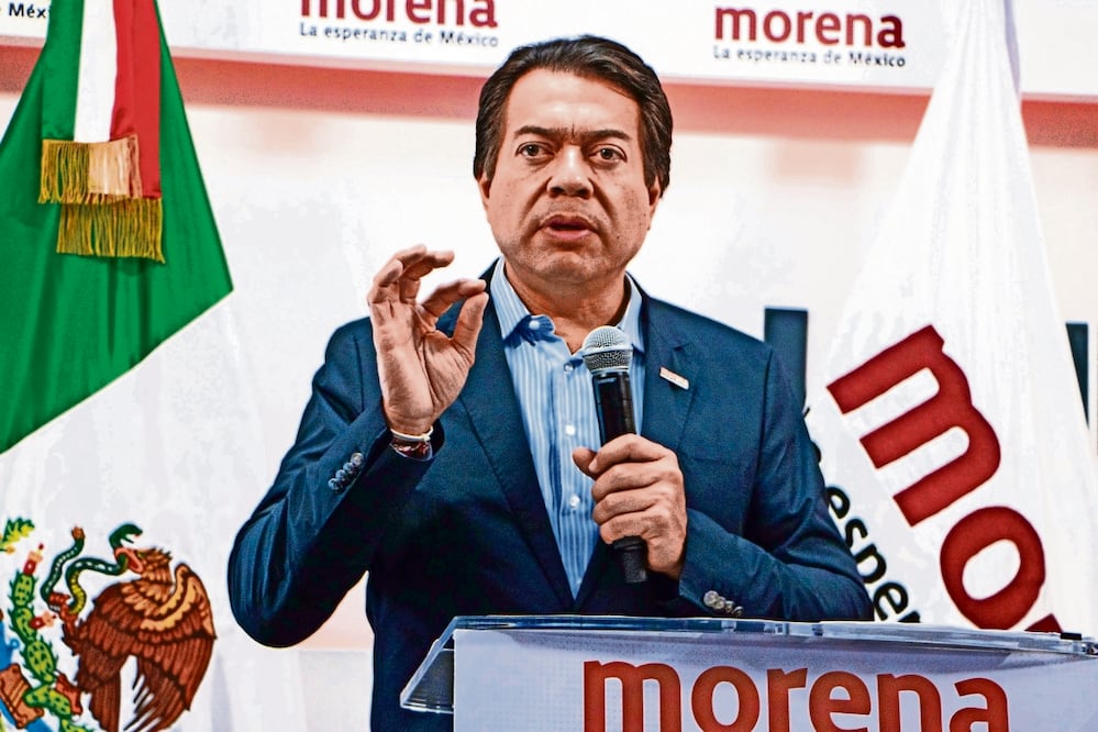 Mario Delgado Carrillo, dirigente nacional de Morena, respaldó la decisión de Luisa María Alcalde, secretaria de Gobernación, de iniciar un juicio político contra un juez. Foto: Archivo EL UNIVERSAL