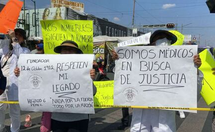 Estudiantes de la Escuela Libre de Homeopatía  se movilizan en Tepito; denuncian intento de convertir hospital en albergue