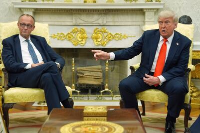 Alemania está "gastando bastante" en defensa, destaca Trump ante Merz; "eso es positivo”, afirma el líder estadounidense