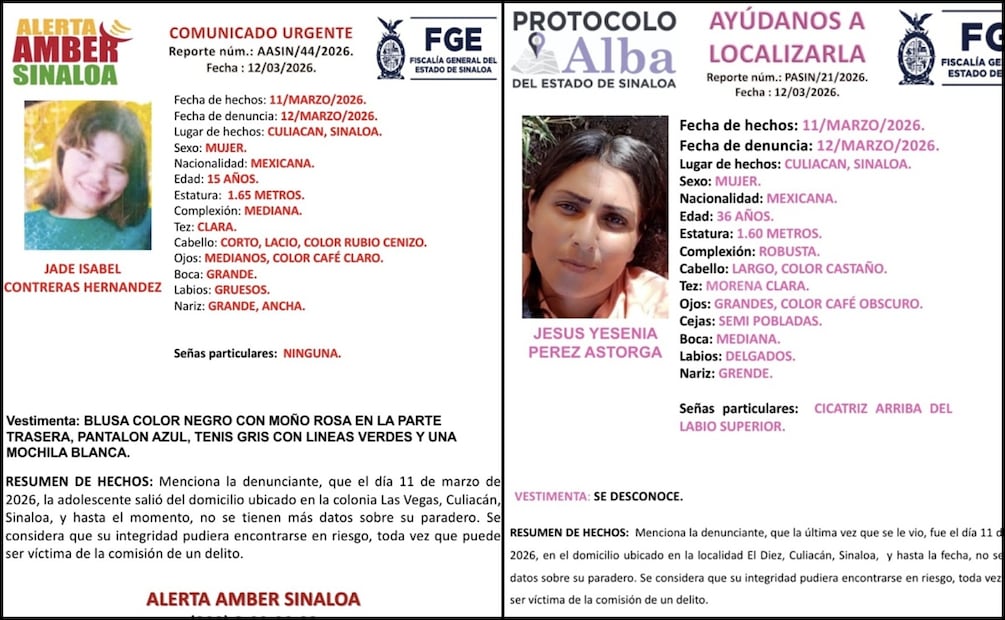 Foto: Fiscalía General del Estado de Sinaloa