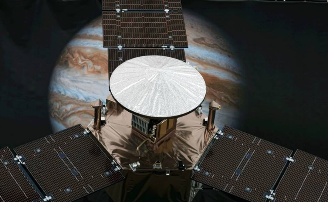 Llegar a Júpiter le tomó a Juno casi cinco años de viaje y tuvo un costo de mil 100 millones de dólares. (FOTO: AP)