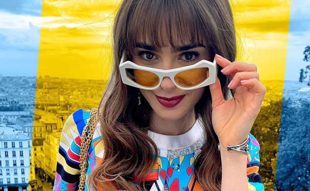 Lilly Collins es Emily Cooper en "Emily in Paris". Fuente: Instagram @emilyinparis