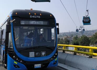 Trolebús elevado opera con normalidad tras concluir revisión al viaducto por explosión de pipa en Puente de la Concordia