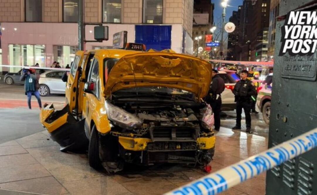 Un taxista atropelló a seis personas en Nueva York, incluyendo una madre y su hijo, en la calle 34 de la Avenida de las Américas. (25/12/24) Foto: X @ultimahoraenx
