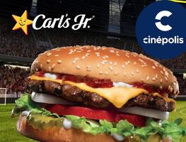 Carl's Jr regala boletos de Cinépolis en la compra de este combo