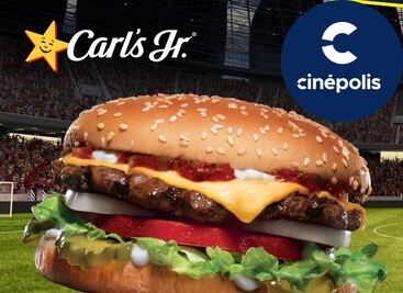 Carl's Jr regala boletos de Cinépolis en la compra de este combo