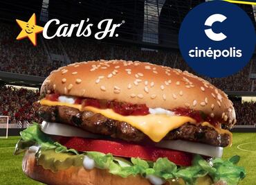 Carl's Jr regala boletos de Cinépolis en la compra de este combo