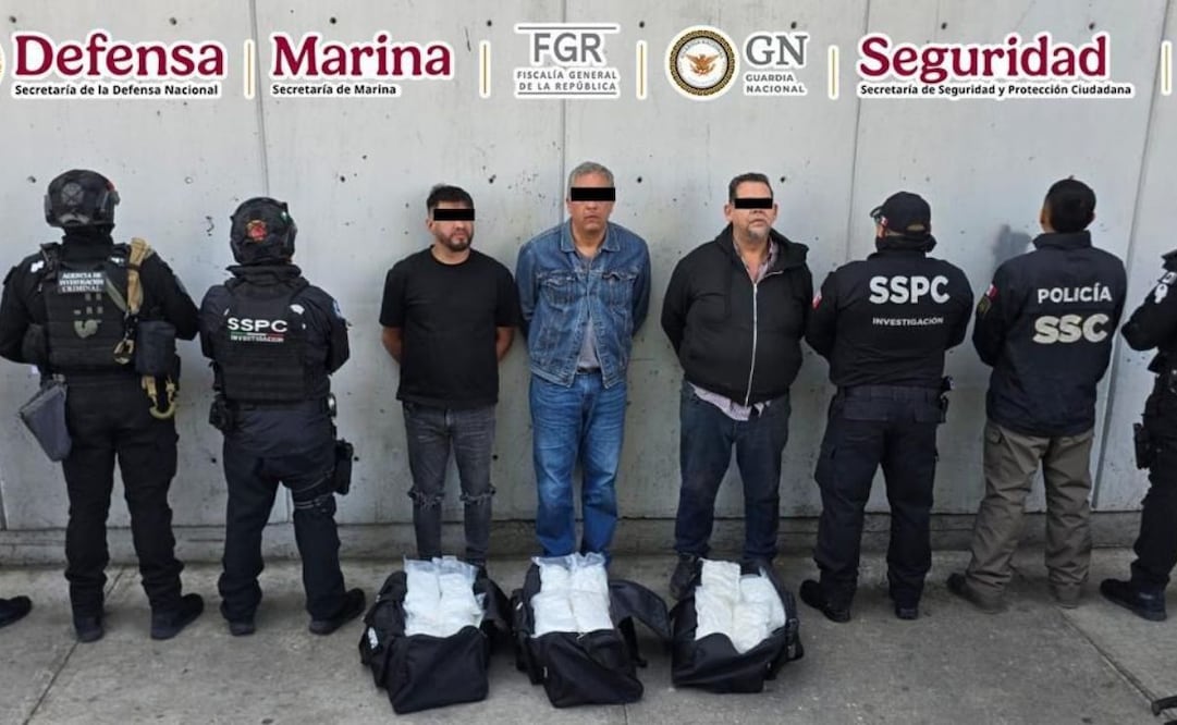 Caen 3 por posesión de metanfetamina en la GAM; estarían vinculados al grupo delictivo “Cabrera Sarabia”.
Foto: Especial.