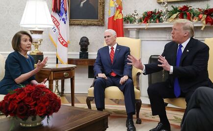 Trump exige fondos para el muro en tensa reunión con demócratas