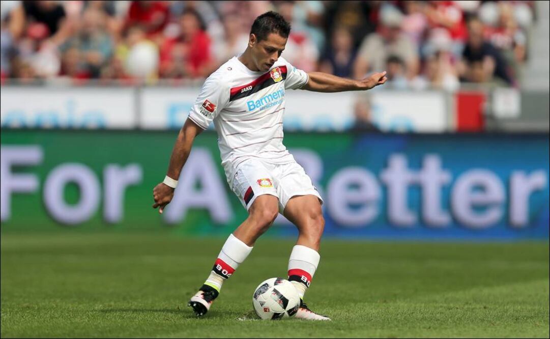 “Chicharito” anota en triunfo de Leverkusen sobre Real Sociedad (Foto Especial: Bayer/EFE)