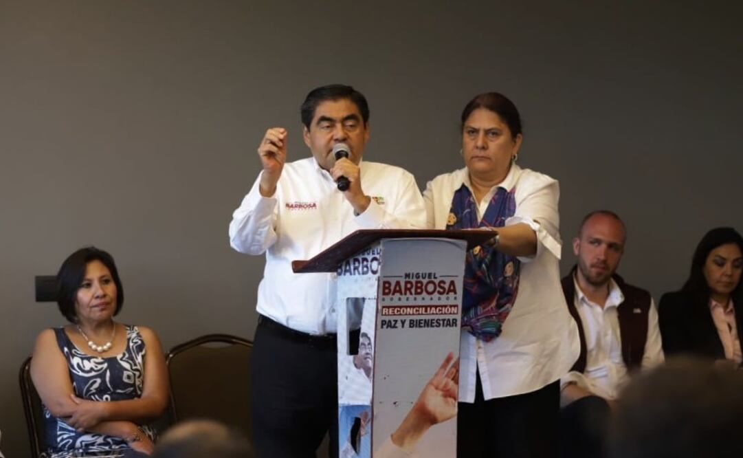 Miguel Barbosa, candidato de la alianza Juntos Haremos Historia en Puebla. Foto: Especial