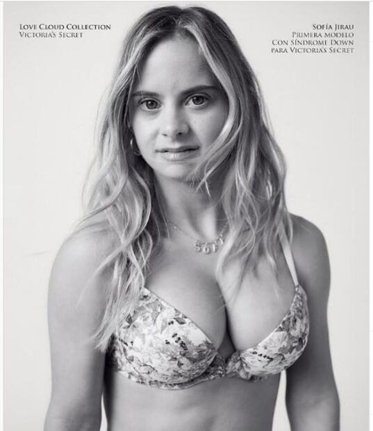 Sofía Jirau, la modelo de Victoria's Secret con Síndrome de Down