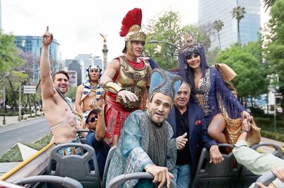 Maribel Guardia reina en el Paseo de la reforma