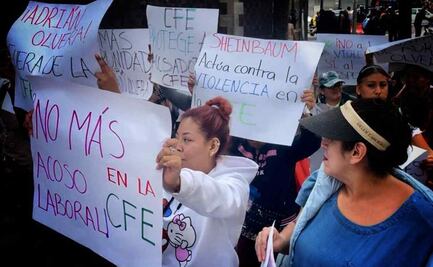 Protestan en calles del Centro Histórico de CDMX; exigen investigar casos de acoso sexual y laboral en CFE