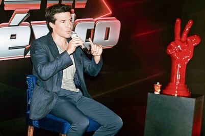 Para "La voz" fue lo que le alcanzó a Miguel Ángel Fox