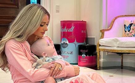 Bebé de Paris Hilton desata comentarios en redes: "su cabeza es muy grande"