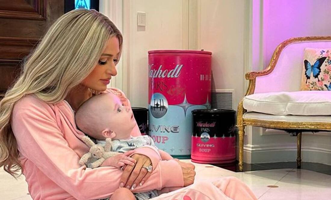Paris Hilton con su hijo. Foto: Instagram parishilton
