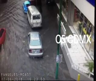 Registran caída de granizo en Xochimilco; llueve en 5 delegaciones más