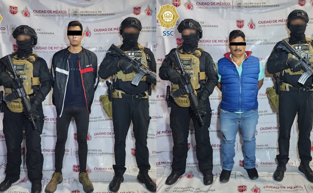 Aseguran 160 dosis de droga y detienen a dos en un cateo en la alcaldía Venustiano Carranza. (18/08/25) Foto: SSC