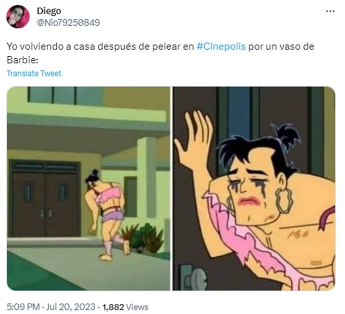 Meme de Barbie. Foto: Redes sociales