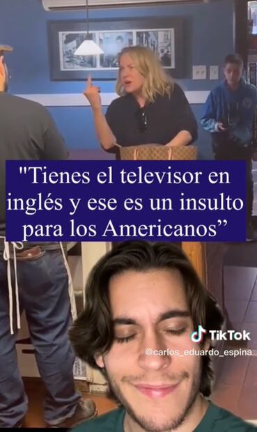 TikTok: Mujer en EU discrimina a dueño por tener televisión en español