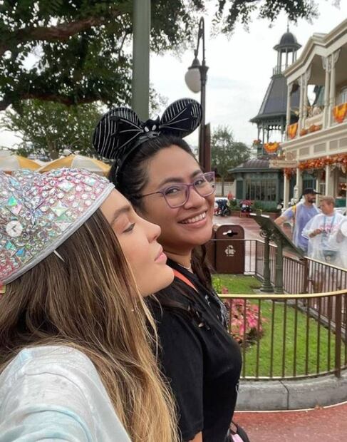 Belinda festejó así su cumpleaños en Disney
