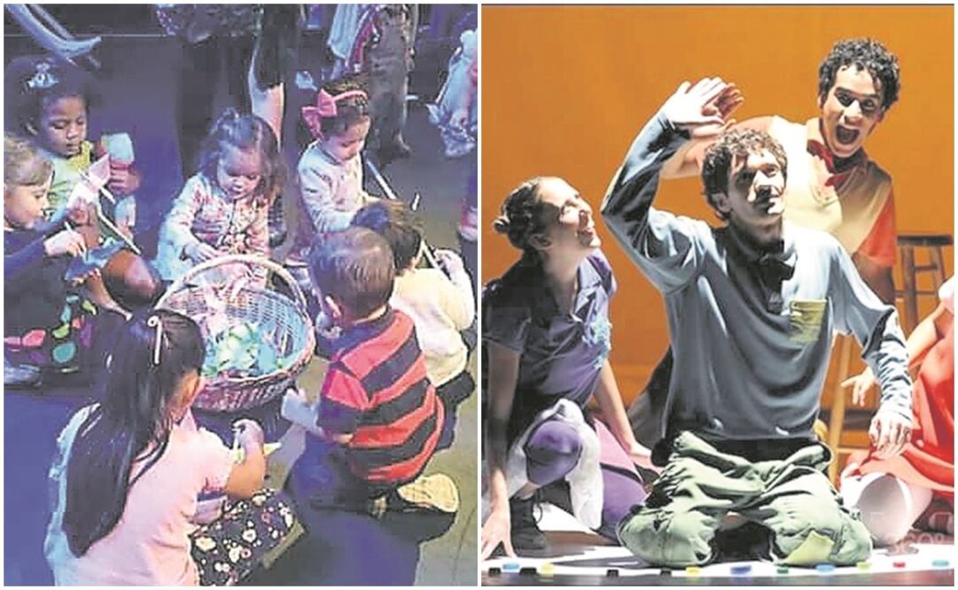 En los montajes se busca llevar a los niños y sus familias a vivir la experiencia a través de sus sentidos mediante la contemplación e interacción. (FOTOS: CORTESÍA)