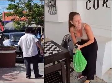 Captan agresión de taxistas a camioneta turística en Cancún, Quintana Roo