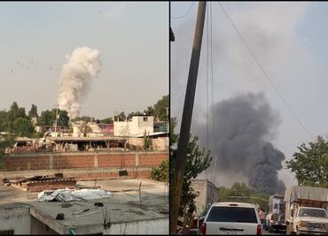 Reportan explosión de un polvorín de pirotecnia en Tultepec, Edomex