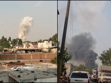 Reportan explosión de un polvorín de pirotecnia en Tultepec, Edomex