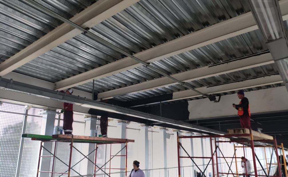 Afinan últimos detalles en Línea 2 del Metro previo a su reapertura este 9 de junio. Foto: Arantxa Meave
