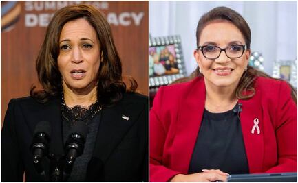 Kamala Harris y presidenta electa de Honduras hablan sobre migración