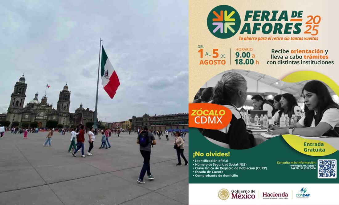 La Feria de Afores 2025 es un evento anual que se realiza de forma gratuita. (21/07/25) Fotos: Archivo y Consar